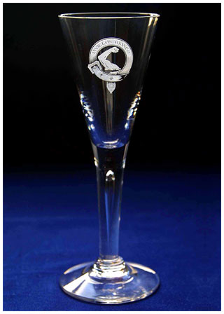 Armstrong Clan Crest Wine Glass